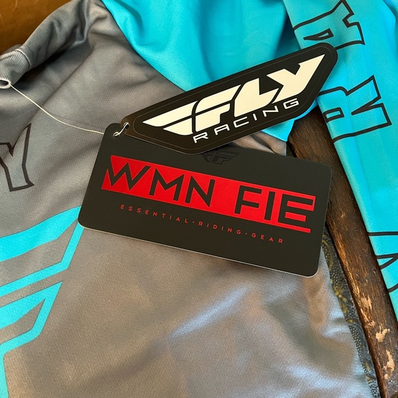 Fly Racing Women's Essential Gray Riding Gear - Picture 3 of 6